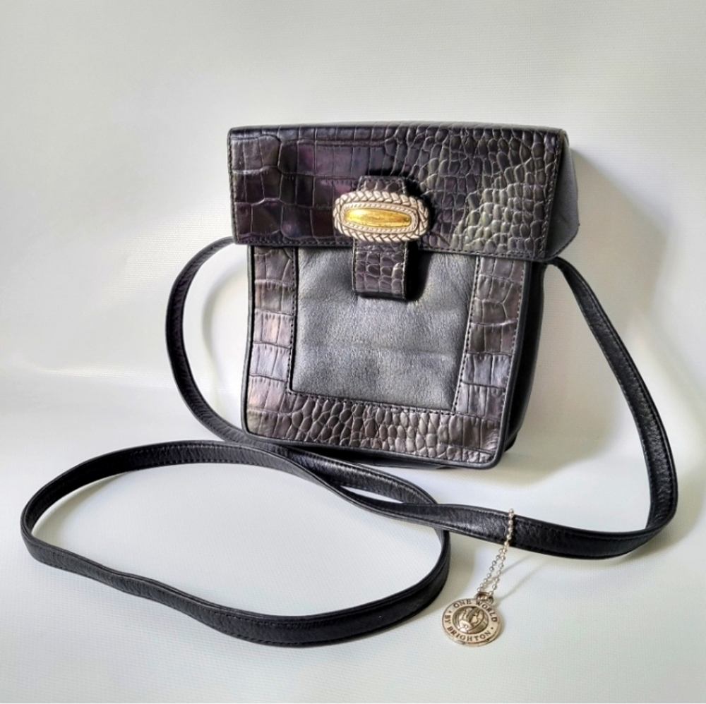 One World By Brighton Leather Messanger Purse